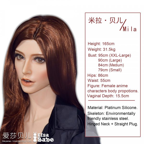 ElsaBabe 160-165 CM Platinum Silicone Sex Doll Mila Bell - Image 5