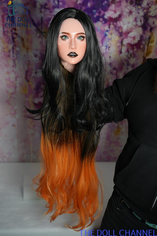In Stock Elsa Babe Iwai Yuzuki Black makeup Head - Image 2
