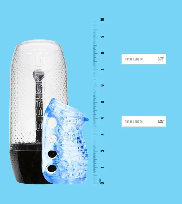Fleshlight Fleshskins Blue Ice with Case - Image 4